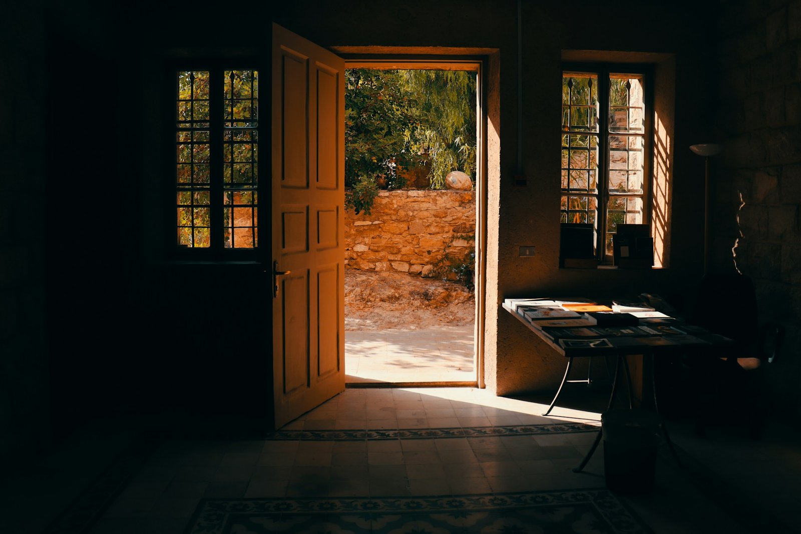 Innentür mit leichtem Bewegungsspiel im Rahmen